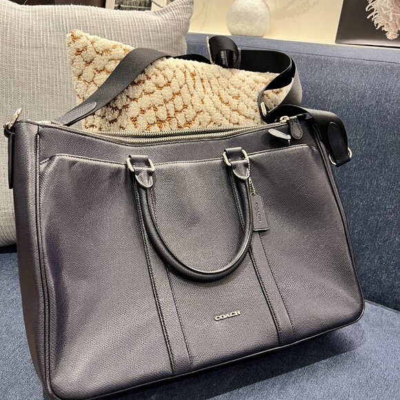 Coach Men's Briefcase with strap - Picture 5 of 7